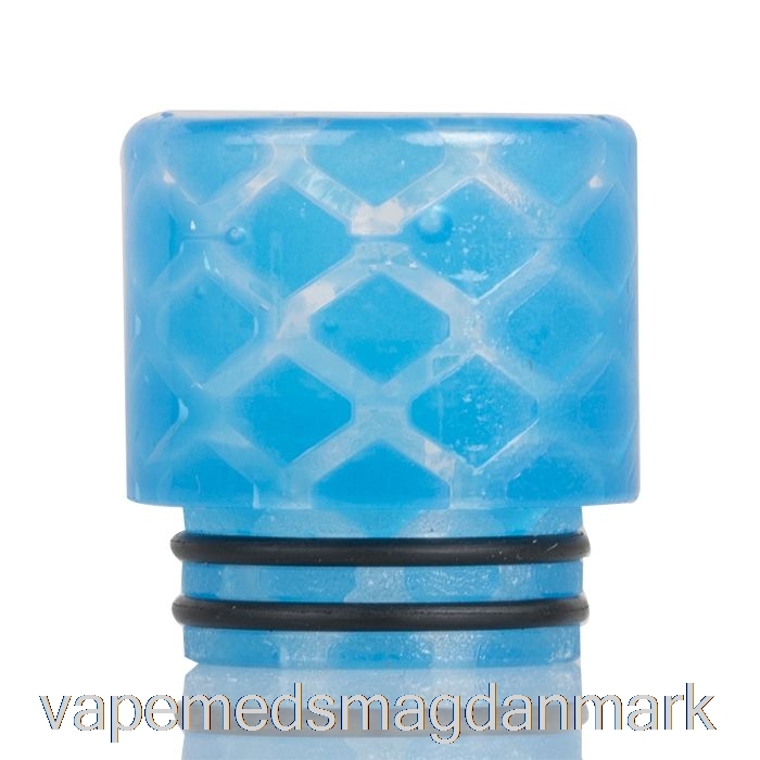 Engangs Vape Danmark 810 Klar Slangeskind Harpiks Drypspids Lyseblå
